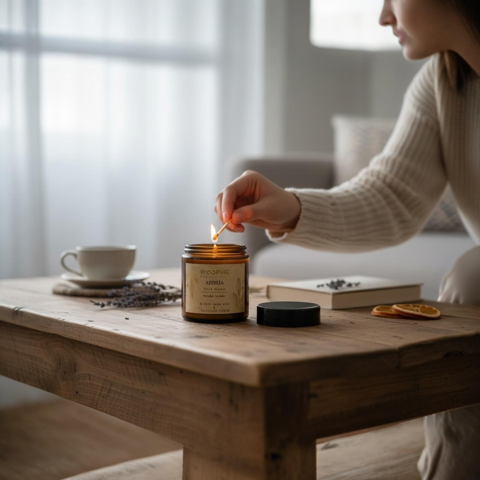 AFZELİA SOYA MUM - 100 ml